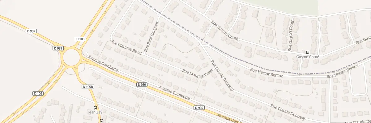 Plan du 8 Rue Maurice Ravel à Mainvilliers