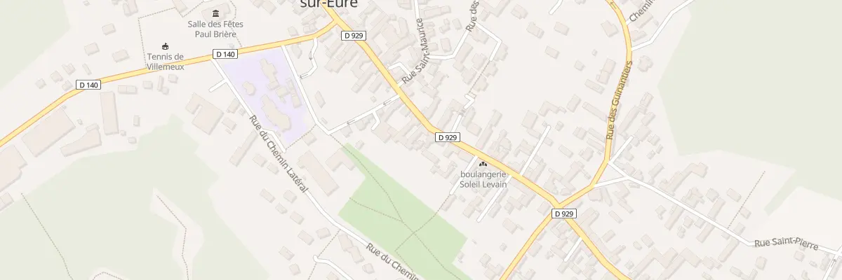 Plan du 80 Grande Rue à Villemeux-sur-Eure