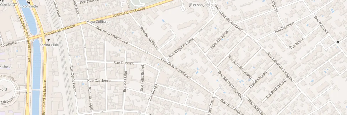 Plan du 47 Rue de la Providence à Toulouse