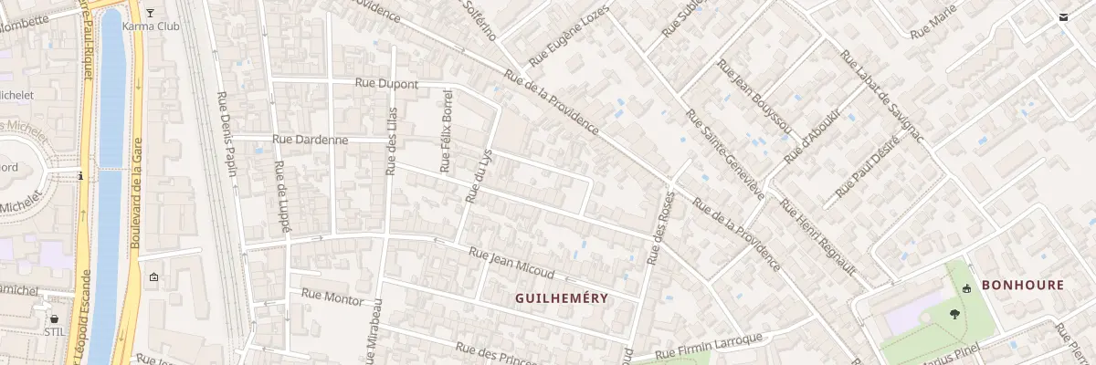 Plan du 27 Rue Jonquières à Toulouse