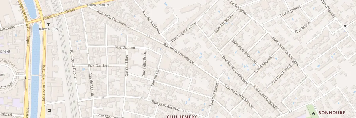 Plan du 66 Rue de la Providence à Toulouse