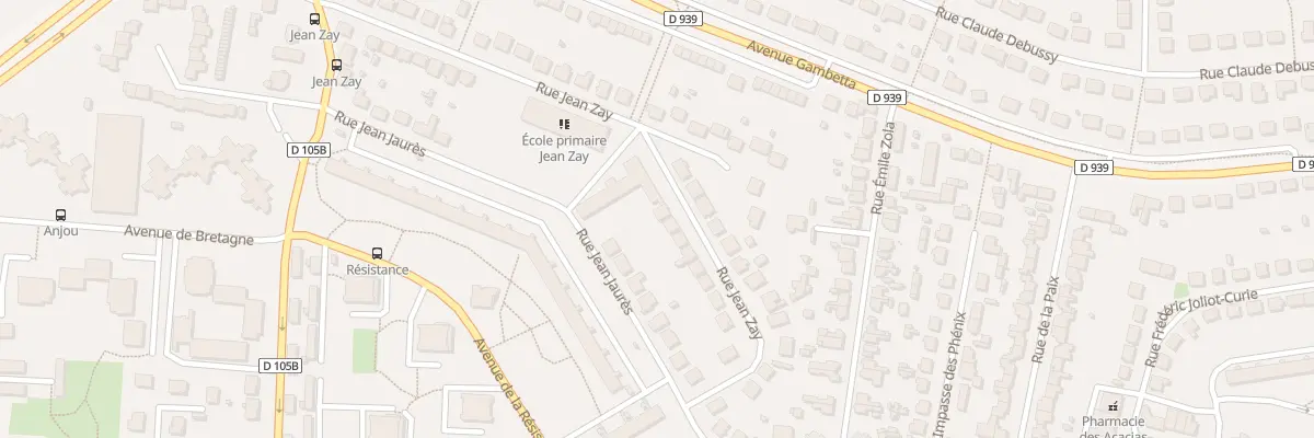 Plan du 17 Rue Jean Zay à Mainvilliers