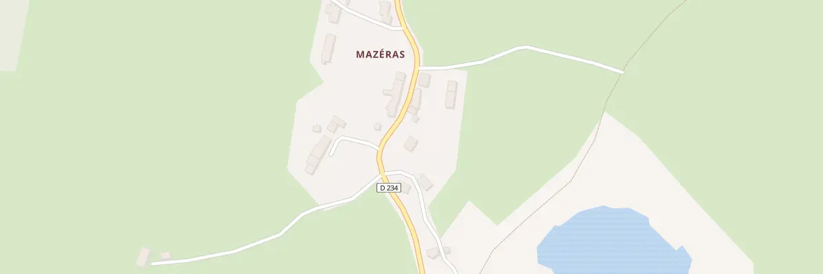 Plan du 5130 Mazeras à Folles