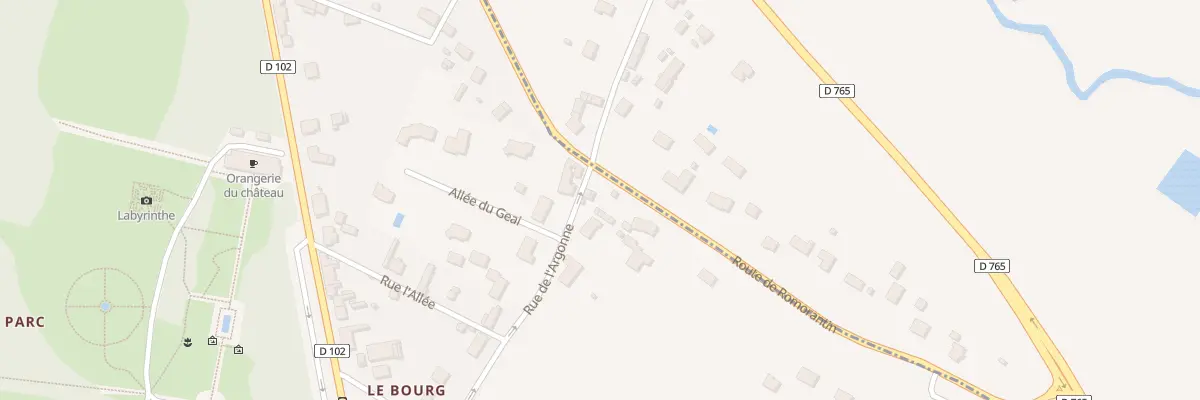 Plan du 20 Rue de l’Argonne à Cheverny