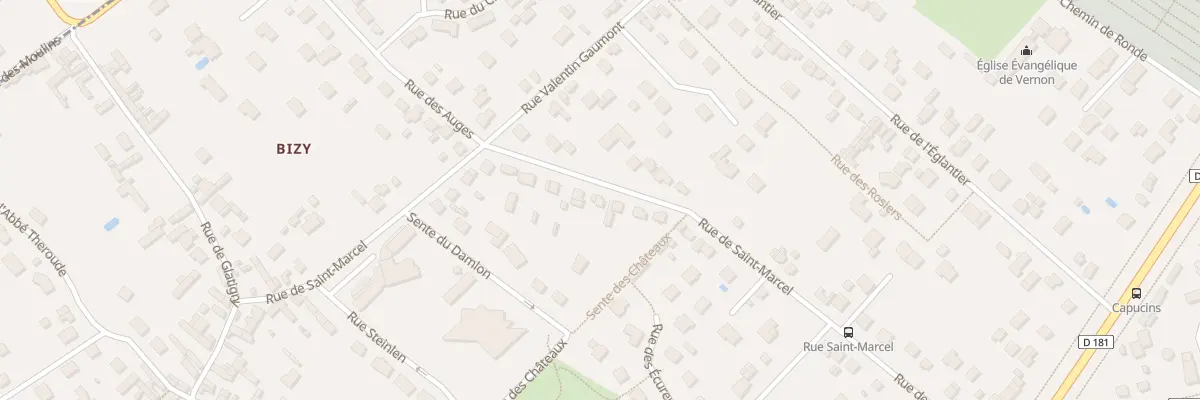 Plan du 41 Rue de Saint Marcel à Vernon