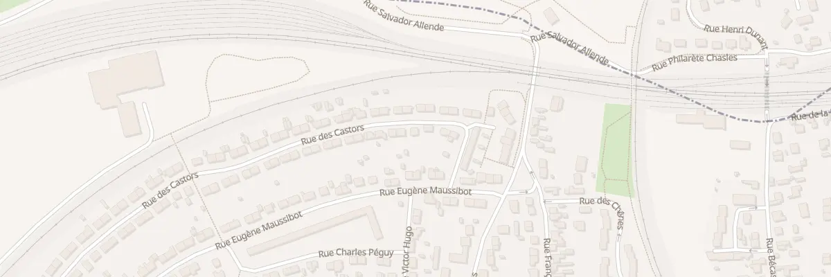 Plan du 7 Rue des Castors à Lucé