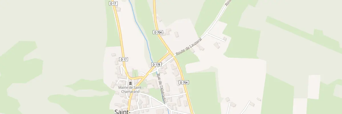 Plan du 5 Rte de Saint Germain à Saint-Chamarand