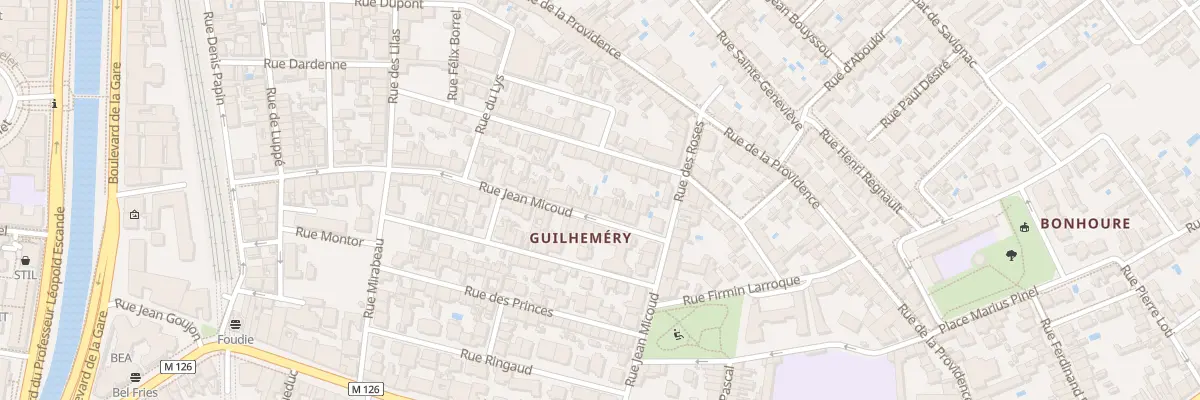 Plan du 38 Rue Jean Micoud à Toulouse