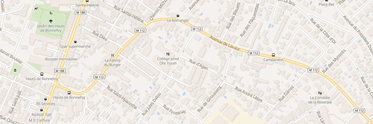 Plan du 38 Rue Jules Dalou à Toulouse
