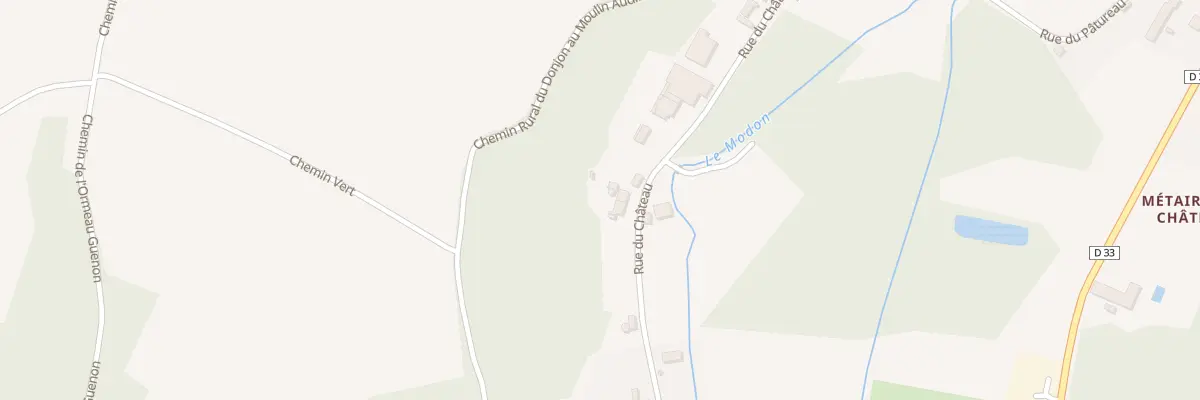 Plan du 31 Rue du Chateau à Villentrois-Faverolles-en-Berry
