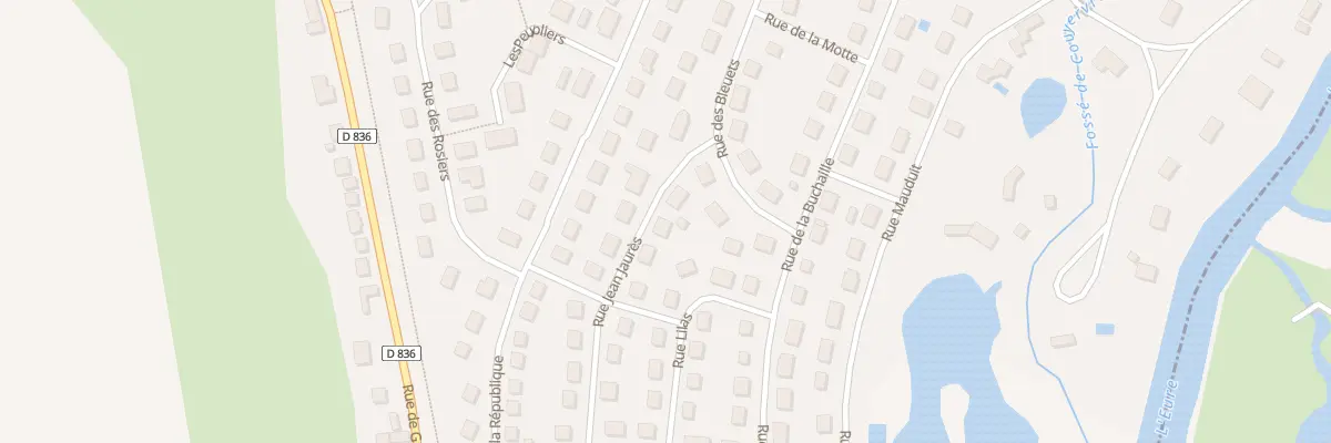 Plan du 10 Rue Jean Jaurès à Ivry-la-Bataille