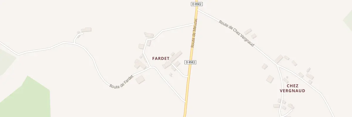 Plan du 5201 Fardeix à Benayes