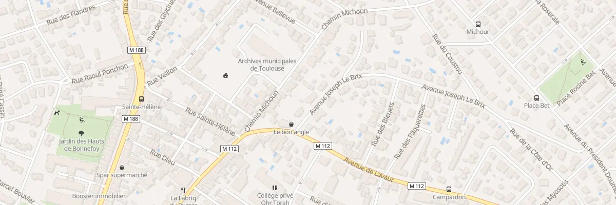Plan du 44 Av Joseph le Brix à Toulouse