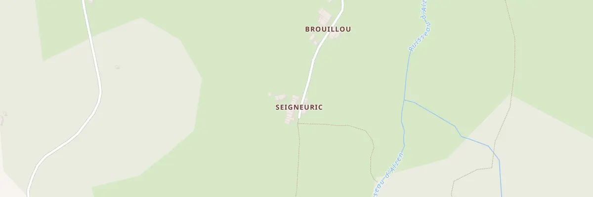 Plan du 12 Seigneuries-Village à Alzen