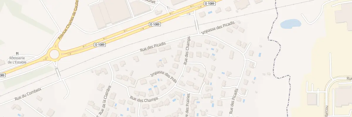 Plan du 70 Rue Des Champs à Saint-Pantaléon-de-Larche