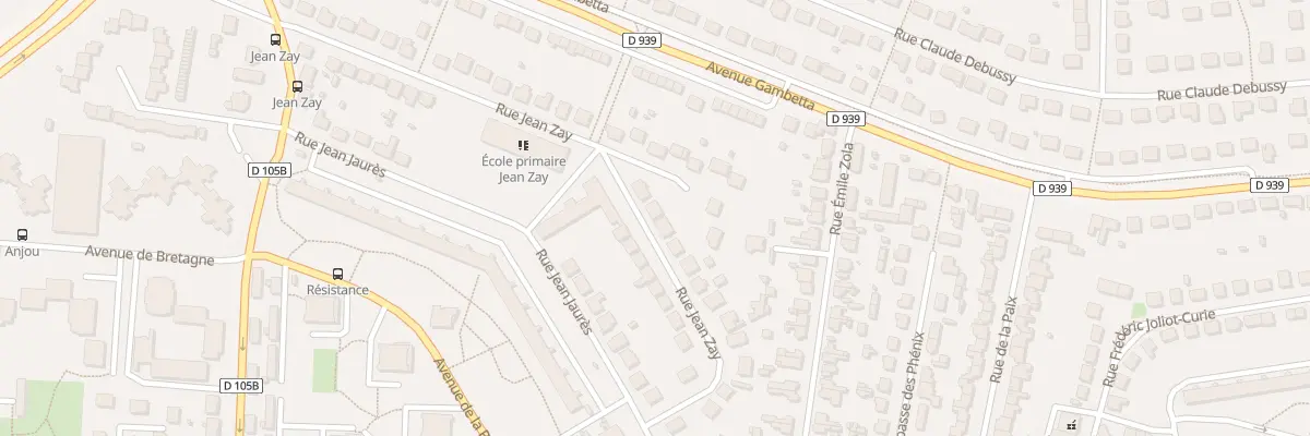 Plan du 22 Rue Jean Zay à Mainvilliers