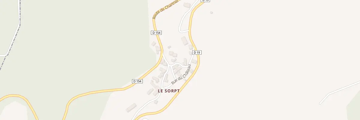 Plan du 5297 Le Sorpt à Chasteaux