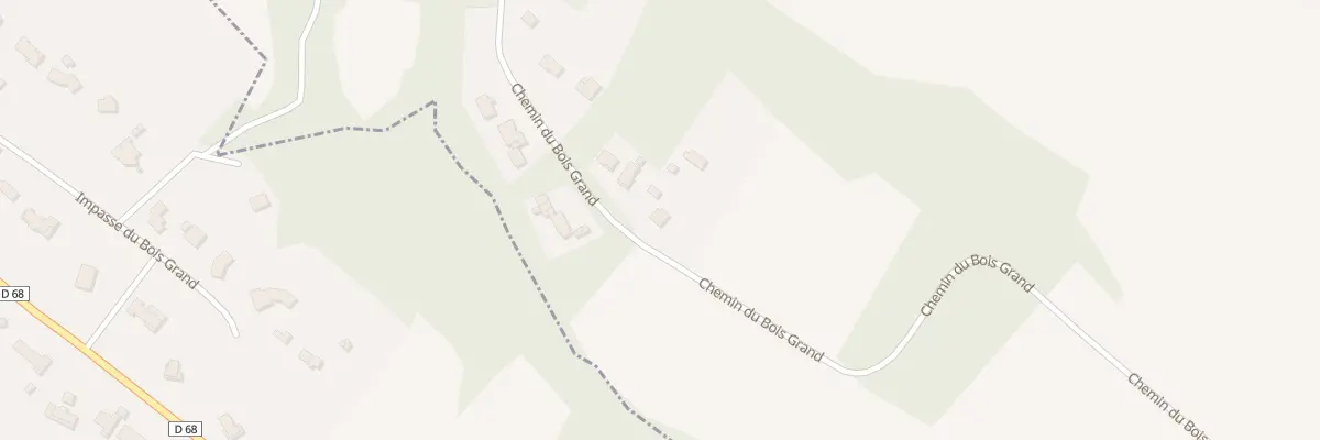 Plan du 774 Che du Bois Grand à Aureville