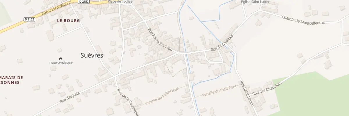 Plan du 3 Rue des Juifs à Suèvres