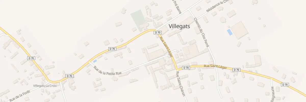 Plan du 28 Rue St Leger à Villegats
