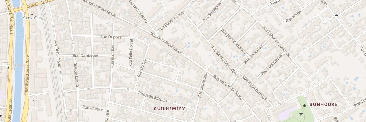 Plan du 78 Rue de la Providence à Toulouse