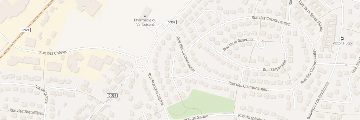 Plan du 8 Rue des Cosmonautes à Luisant