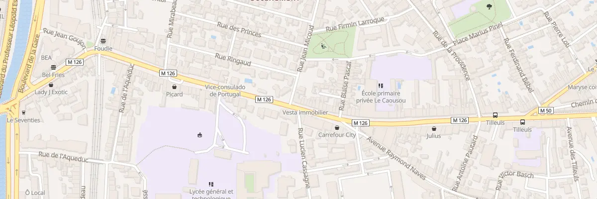 Plan du 2 Rue Jean Micoud à Toulouse
