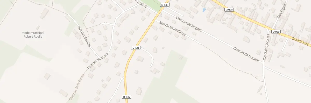 Plan du 13 Rue de la Gruette à Villemeux-sur-Eure