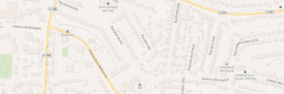 Plan du 3 Rue Jean Zay à Mainvilliers