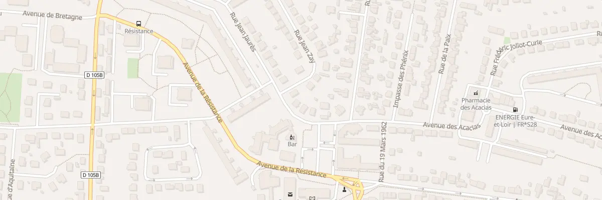 Plan du 8 Rue Jean Jaures à Mainvilliers