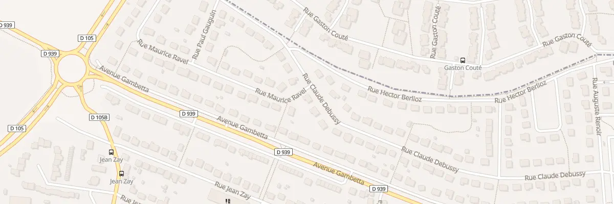 Plan du 1 Rue Maurice Ravel à Mainvilliers