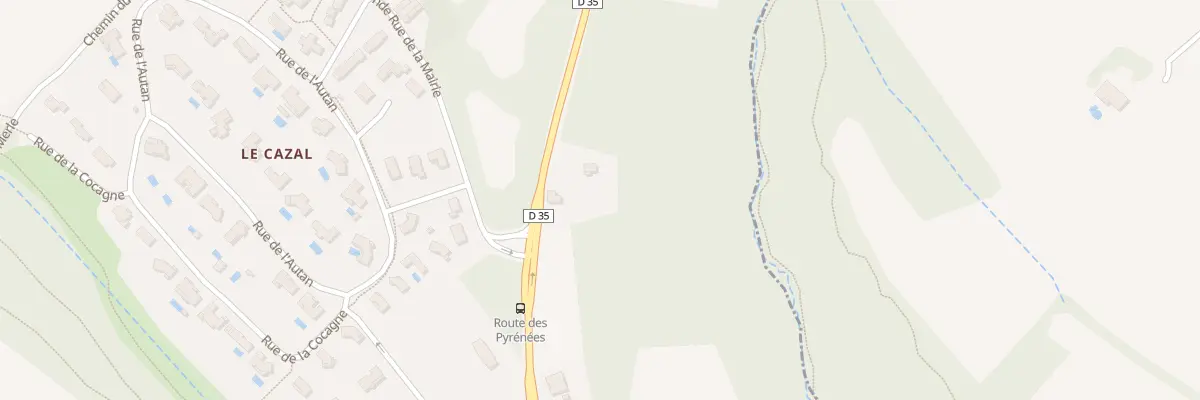 Plan du 2 Rte de Bonneval à Pechbusque