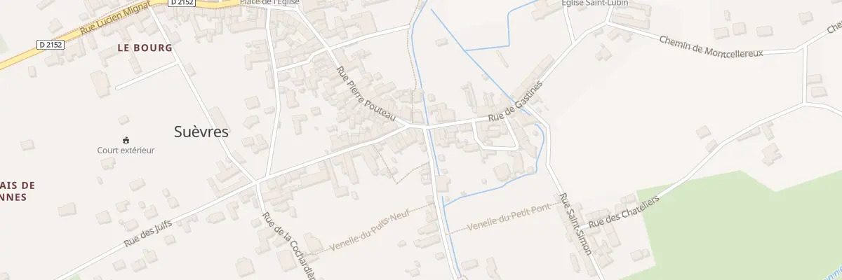 Plan du 2 Rue des Moulins à Suèvres