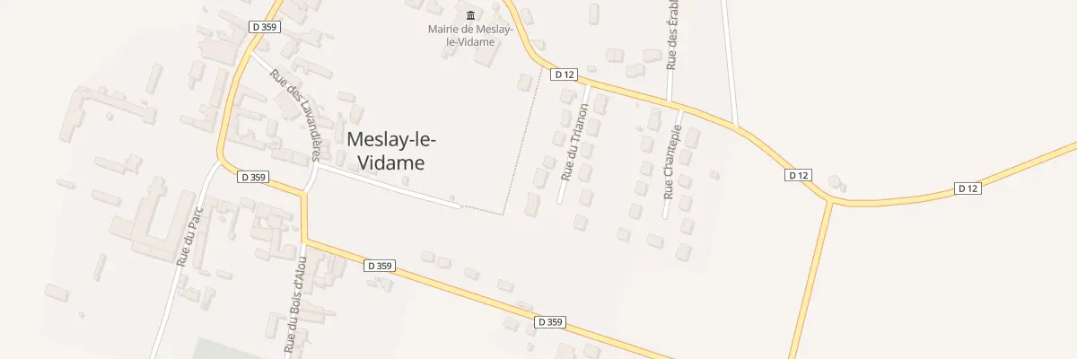 Plan du 10 Rue du Trianon à Meslay-le-Vidame