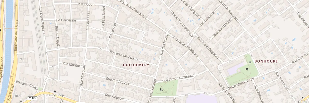 Plan du 42 Rue Jonquières à Toulouse