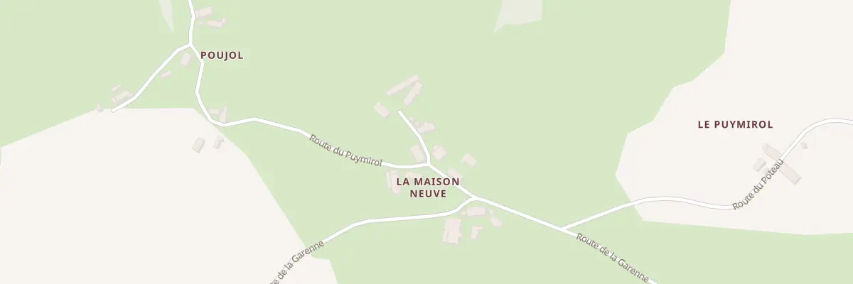 Plan du 1126 Rte du Puymirol à Orgnac-sur-Vézère