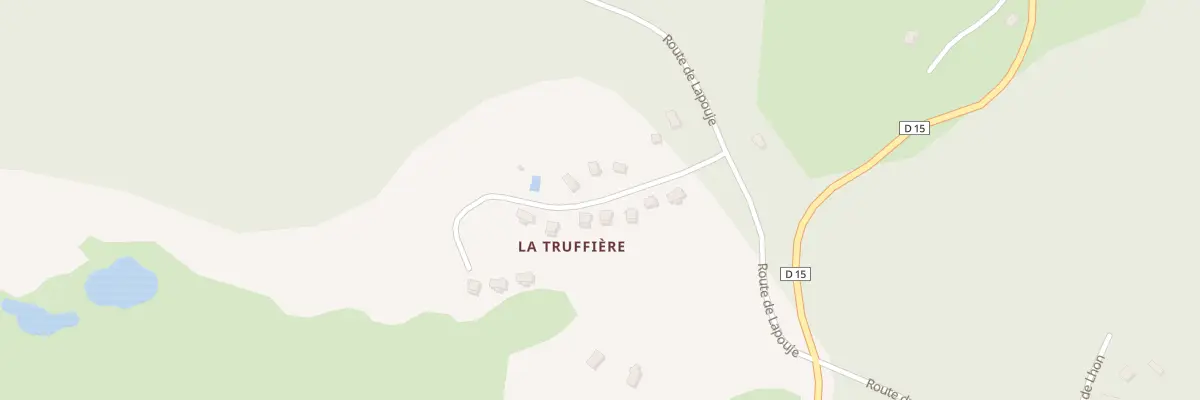 Plan du 90 La Pouje à Lachapelle-Auzac