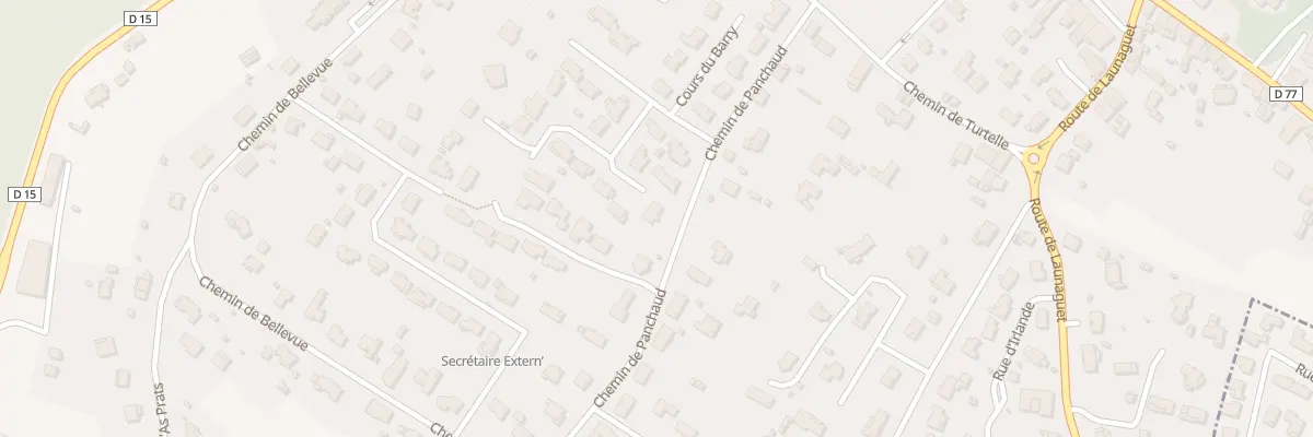 Plan du 9 Che de la Cardine à Pechbonnieu