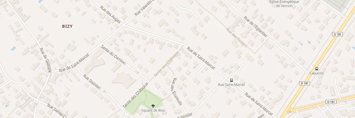 Plan du 31 Rue de Saint Marcel à Vernon