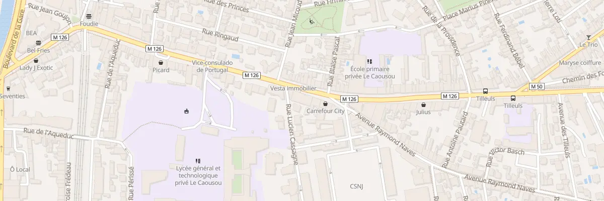 Plan du 62 Av Camille Pujol à Toulouse