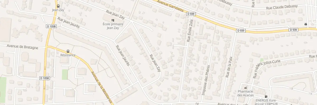 Plan du 14 Rue Jean Zay à Mainvilliers