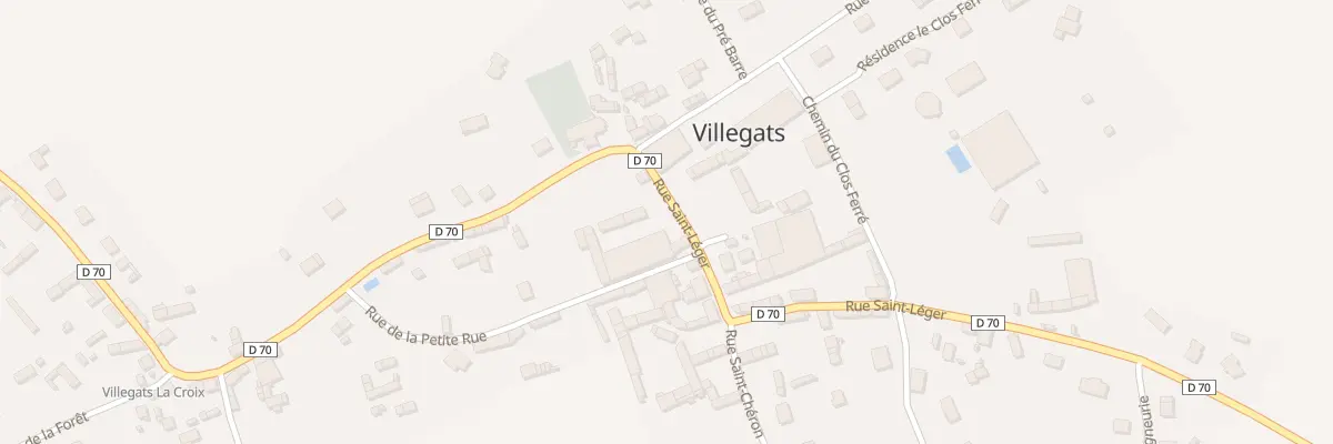 Plan du 30 Rue St Leger à Villegats