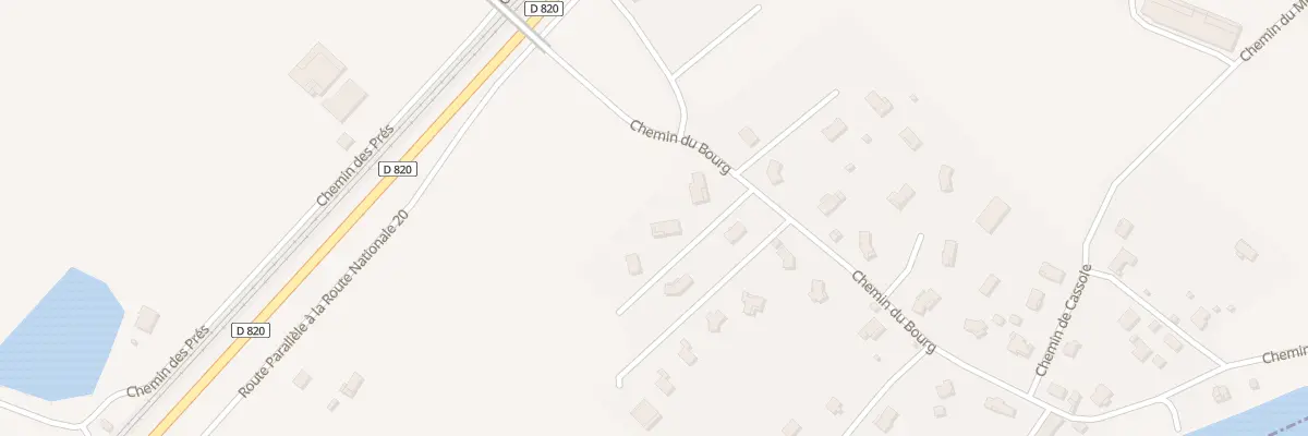 Plan du 178 Che du Bourg à Cayrac