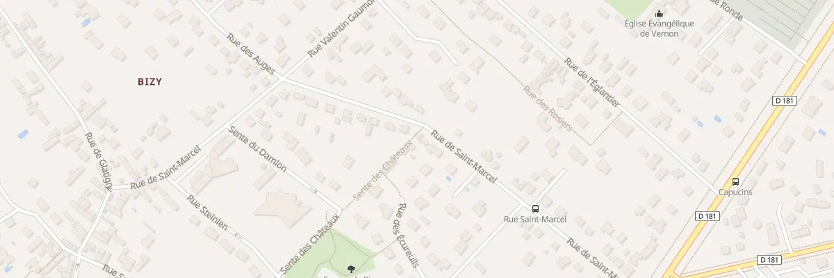 Plan du 33 Rue de Saint Marcel à Vernon