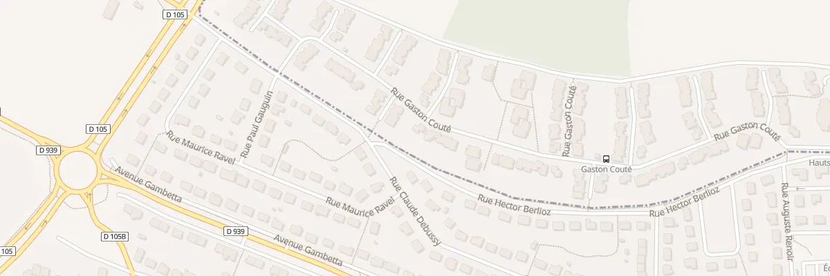 Plan du 67 Rue Gaston Coute à Chartres