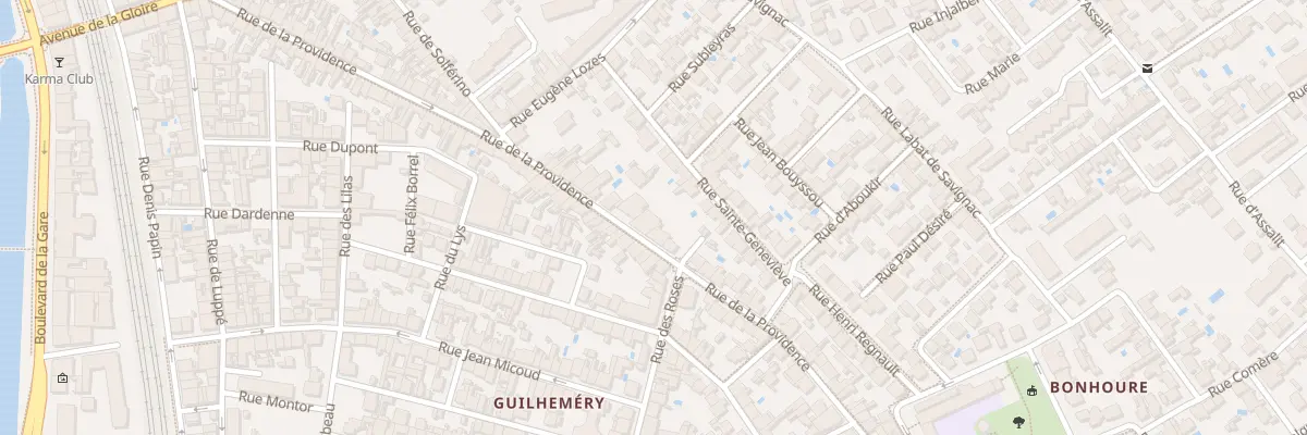 Plan du 61 Rue de la Providence à Toulouse