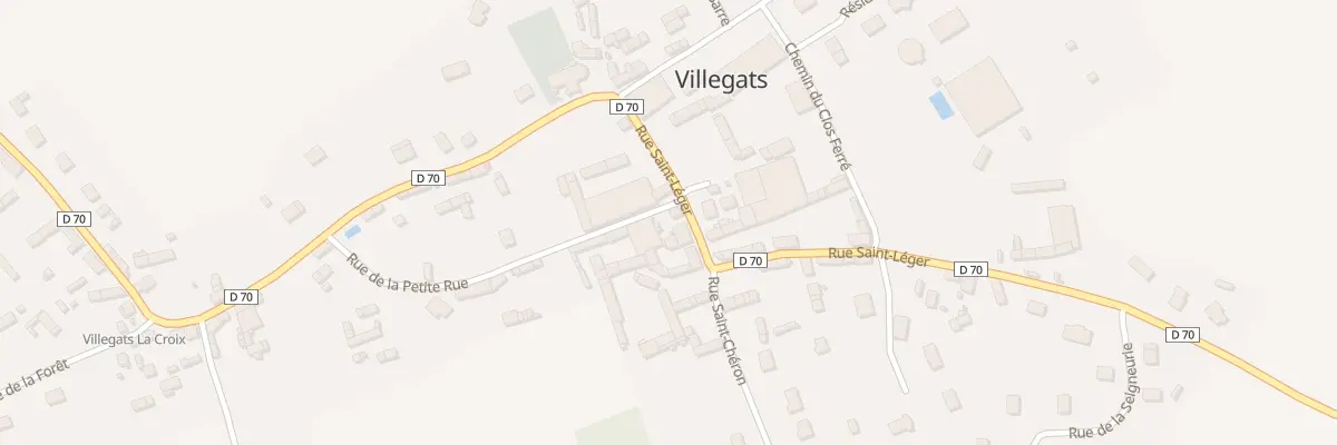 Plan du 32 Rue St Leger à Villegats