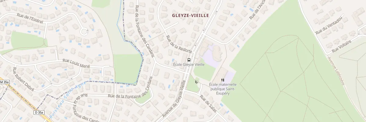 Plan du 35 Av de Gleyze-Vieille à Ramonville-Saint-Agne