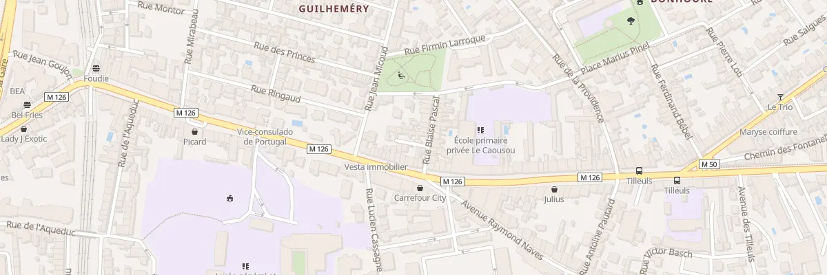 Plan du 4 Imp Ambroise Crozat à Toulouse