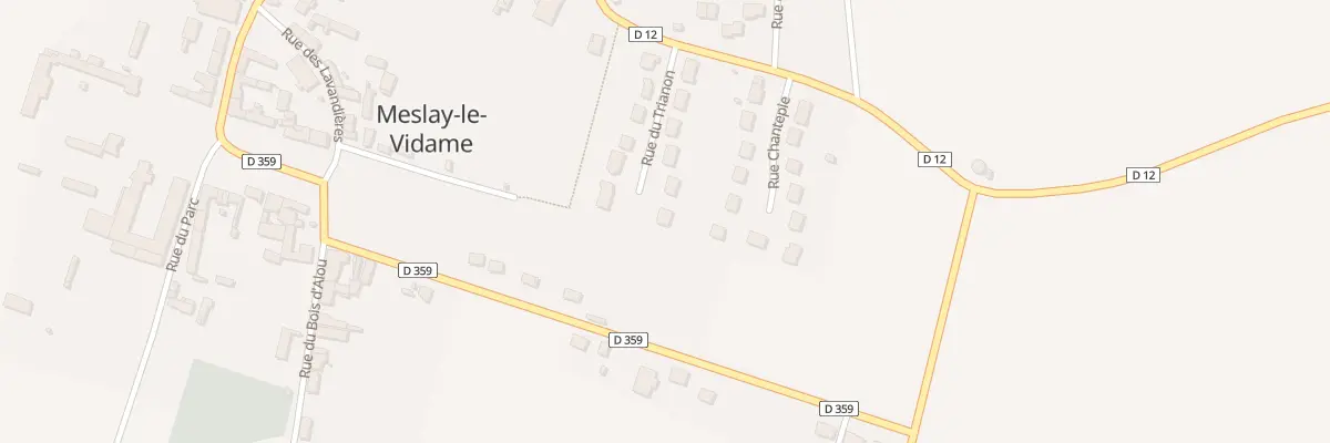 Plan du 11 Rue du Trianon à Meslay-le-Vidame